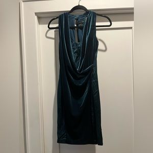 AMAZING HOLIDAY DRESS!! Aidan Mattox velvet/satin cocktail dress, size 0.